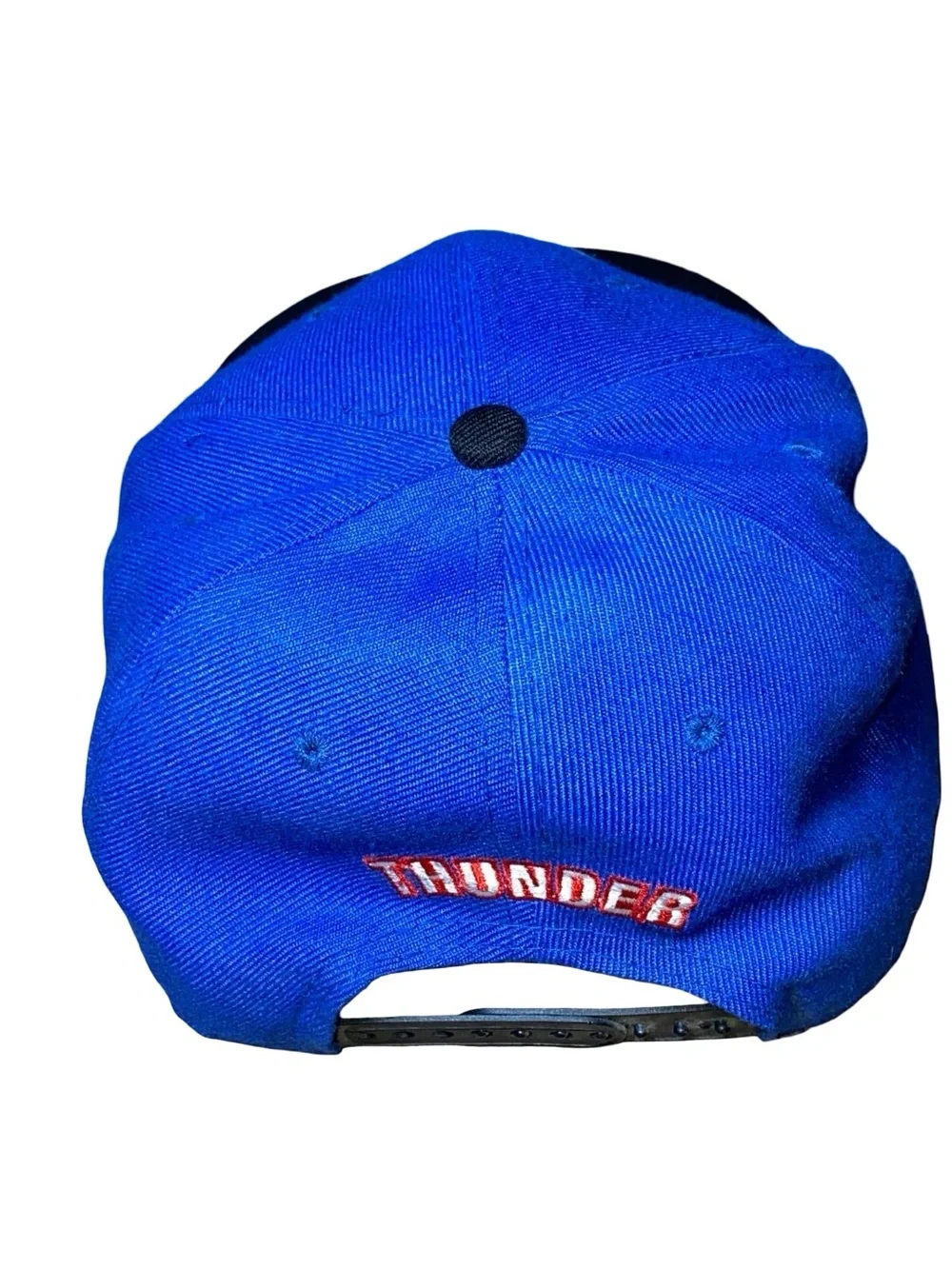 Oklahoma City Thunder NBA Snapback Hat Blue Black Green Bottom OSFM